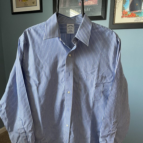 Brooks Brothers Other - Men's Non-Iron Brooks Brothers Long Sleeve Button Down Shirt Size 16-33